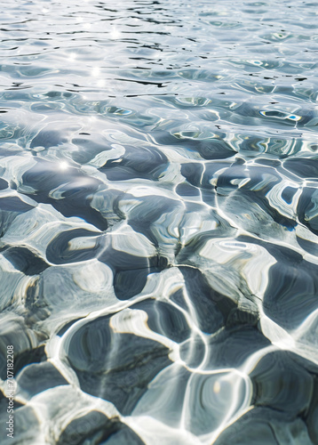 A close-up of the gentle rippling water surface.