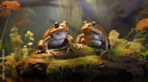 illinois wildlife featuring american toads © Sandris_ua