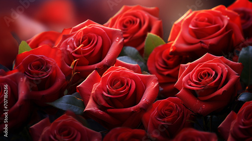 Showcase the journey of love by capturing the various stages of a red rose blooming. Start with tightly closed buds and progress through the gradual unfurling of petals. 