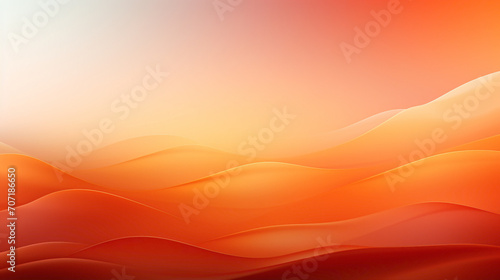 A vibrant orange gradient spreading across the frame, casting a warm glow on a solid vivid background.