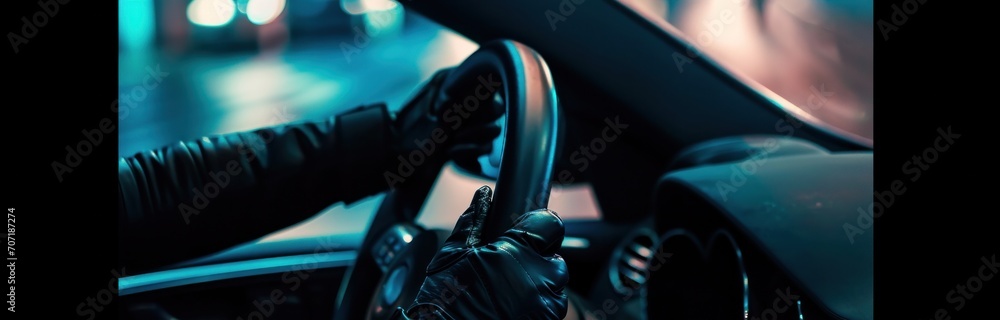 person in gloves in front of the wheel. person in gloves in front of the wheel.