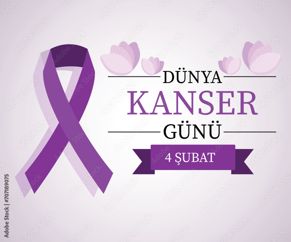 World cancer day concept background. Translate: february 4 world cancer day. World cancer day concept background. Translate: february 4 world cancer day.