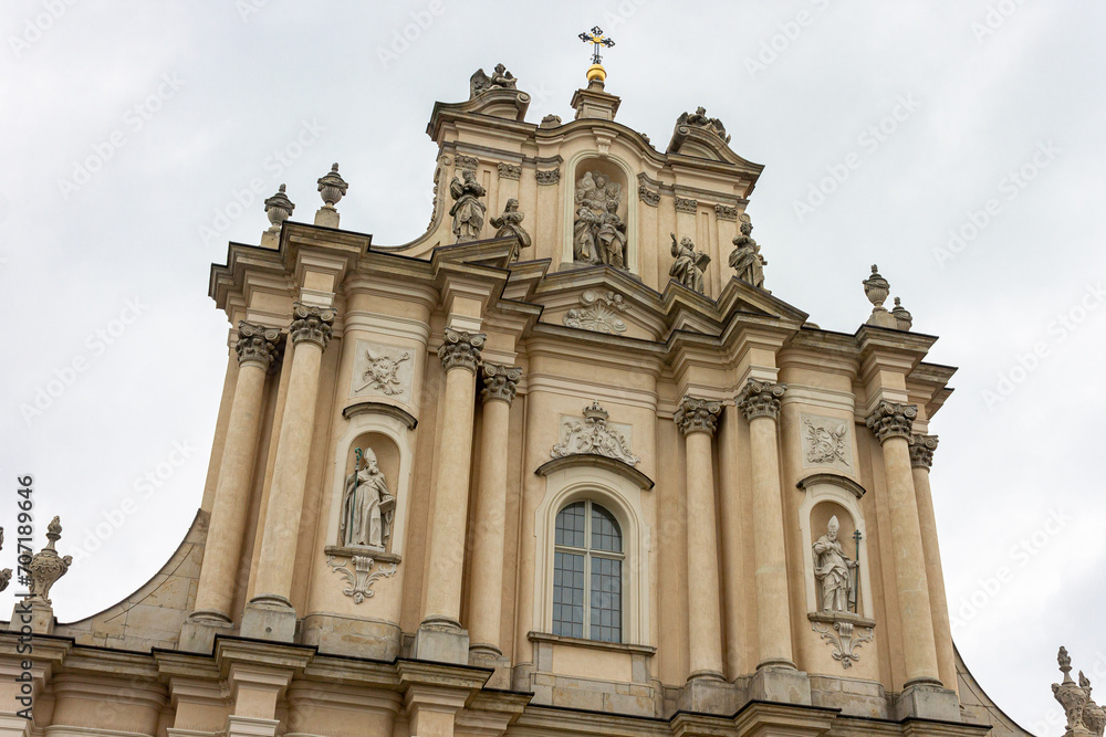 Warsaw, Poland. The Church of St. Joseph of the Visitationists (in Polish, Kosciol Opieki sw. Jozefa w Warszawie)