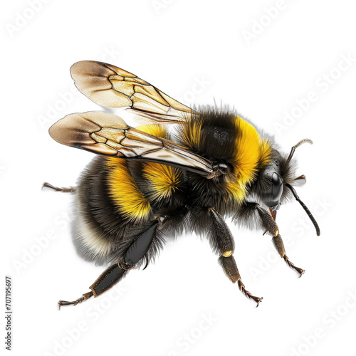 Bumblebee isolated on transparent background © Olezhan