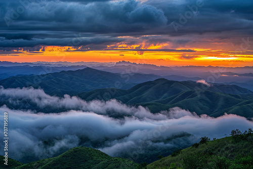 Stunning sunsets, sunrises and low clouds over the hills © UC