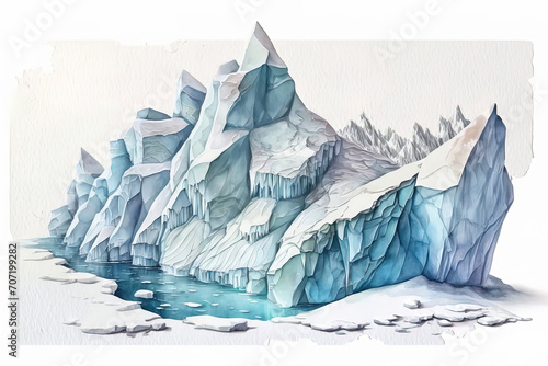 iceberg in winter © Edik
