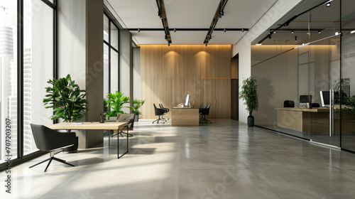 The interior modern office minimalist © EmmaStock