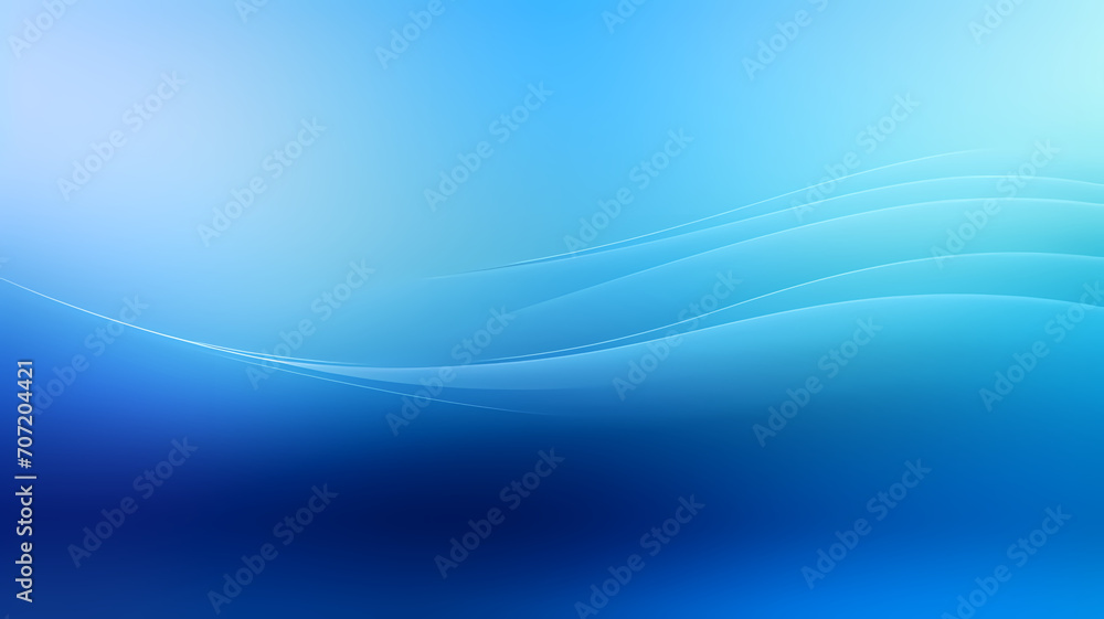 A blue gradient blurred background for wallpaper or background