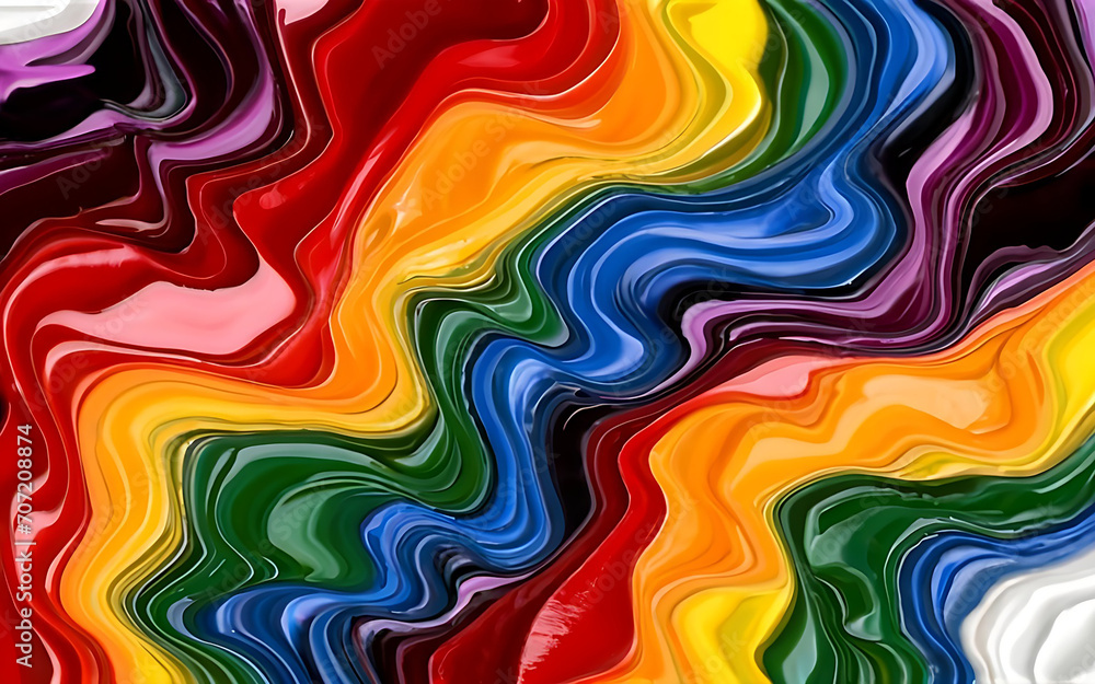 A beautiful rainbow coloring texture abstract background, generative ai A beautiful rainbow coloring texture abstract background, generative ai