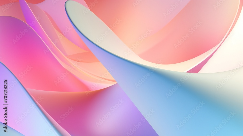 The allure of a 3D cone unveils calming colors and structured forms The allure of a 3D cone unveils calming colors and structured forms