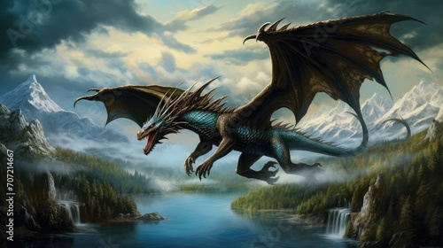 dragon in the sky © faiz