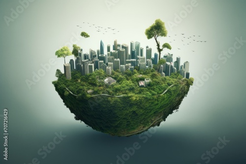 Green Horizon Eco-Friendly City