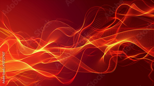 Red banner abstract background. PowerPoint and business background. 