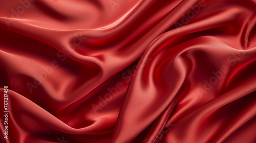 Red silky background. Elegant red background.