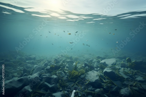 Polluted Sea Environmental Crisis photo