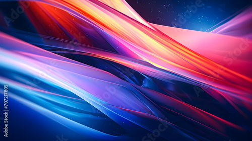 Colorful background with smooth waves  creating a dynamic and flowing design. Perfect for abstract  creative  and modern-themed visuals