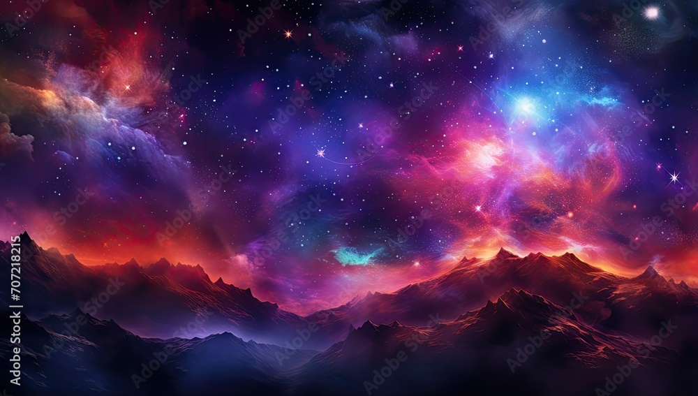 sky with stars and clouds sky with stars and clouds