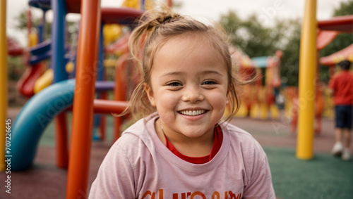 child on playground