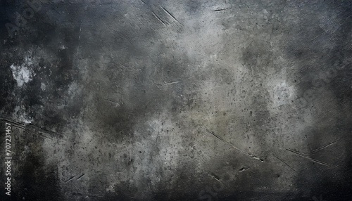 Close-up of weathered and aged concrete texture with grey  rustic yellow hues and with scratches and stains. Ideal for backgrounds or textural elements in design.