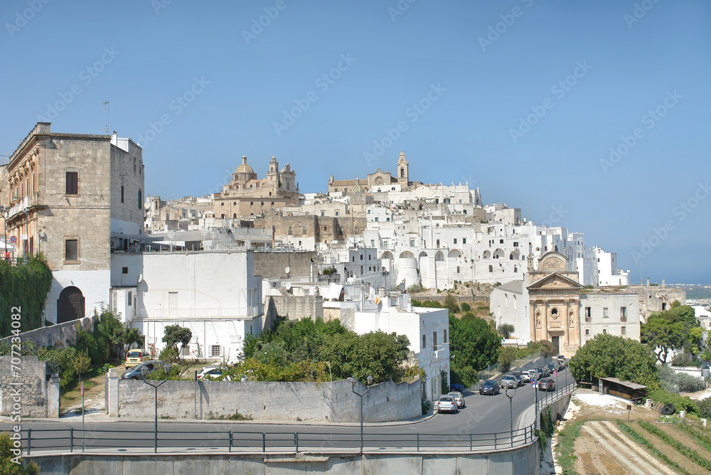 Ostuni a city  in the province of Brindisi, region of Apulia, Italy