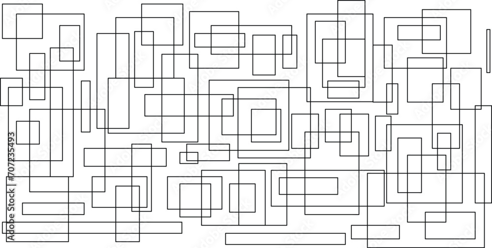 Box shapes maze background graphic pattern Box shapes maze background graphic pattern