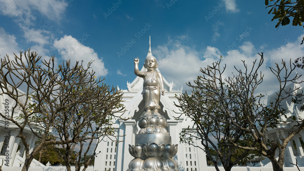 Fototapeta premium baby buddha person buddhism religion child kid culture asia buddhist religious statue cute meditation asian peace faith spiritual human wat temple thailand pray zen religion statue monk wisdom priest
