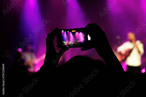 Capturing the Electric Atmosphere of a Live Music Event