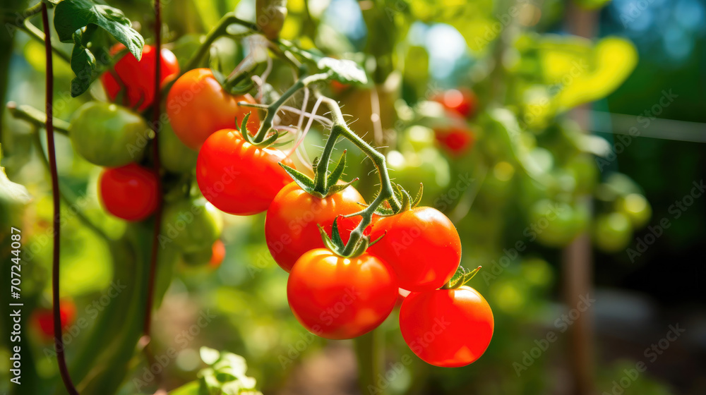 Serene Greenhouse Tomato Gathering Serene Greenhouse Tomato Gathering