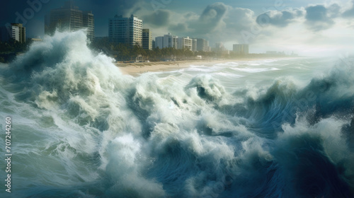 Nature's Fury Unleashed: Florida Tsunami Horizons