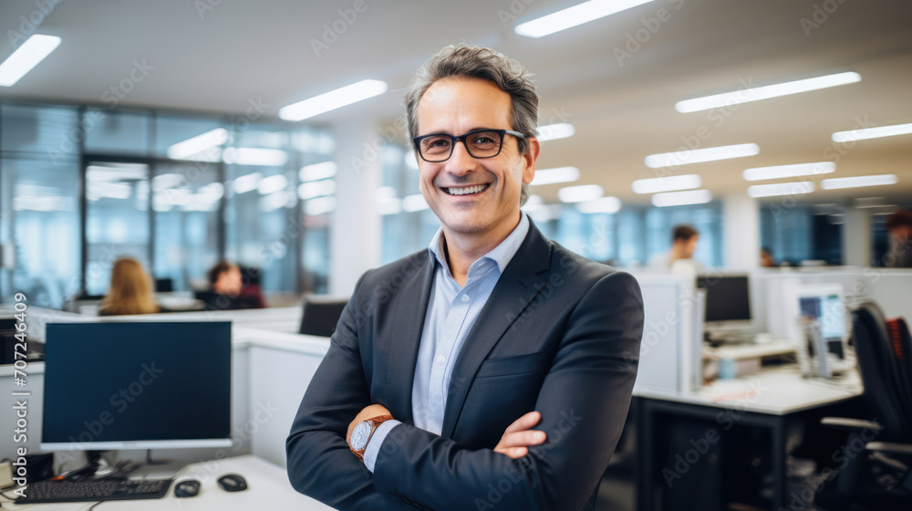 Obraz premium Engaged legal professional ensuring the integrity of patent examination and rights