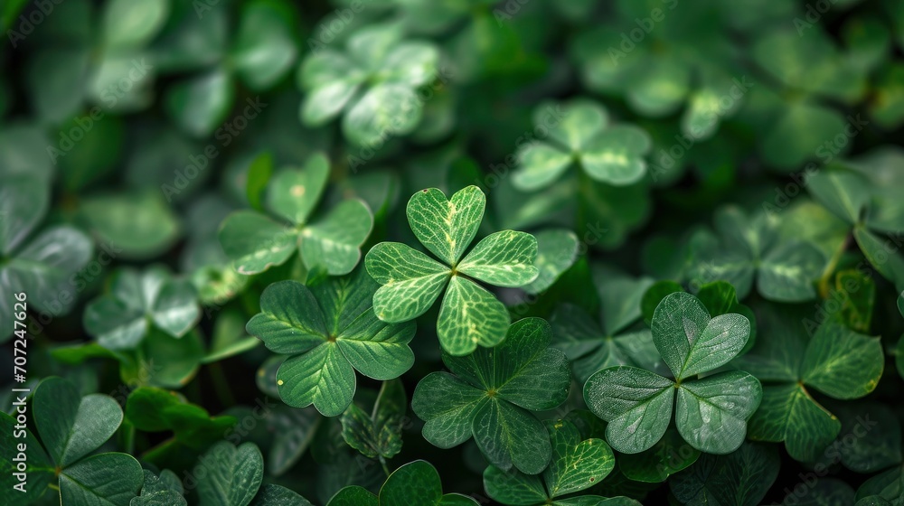 Four and Three Leaf Clovers Four and Three Leaf Clovers