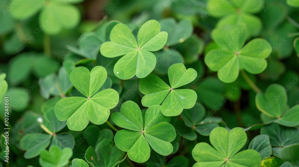 Four and Three Leaf Clovers Four and Three Leaf Clovers