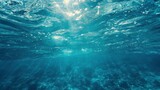 underwater ocean blue turquoise sea texture background