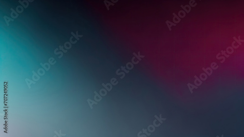 Maroon, blue and teal blurred texture Dark grainy gradient background