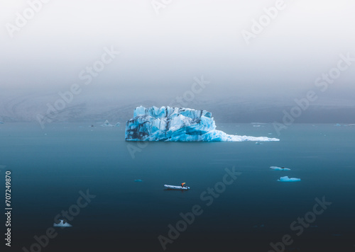 Obraz na płótnie Glacier Lagoon Iceland Iceberg w salonie
