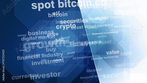 Digital money and crypto currency have paved way for growing popularity of spot bitcoin etf creating opportunity for investment in cryptocurrency market photo