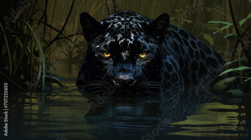 The black panther Silent Predators A Chilling