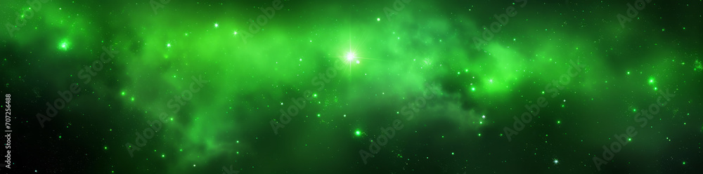 Glowing sky in white and green. Glowing sky in white and green.