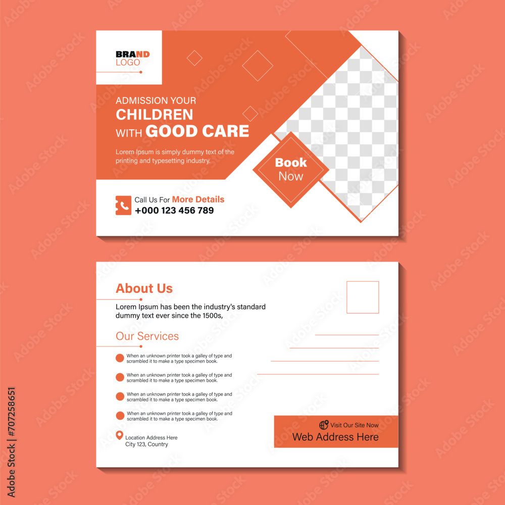 Business Corporate Post Card Design Template Business Corporate Post Card Design Template
