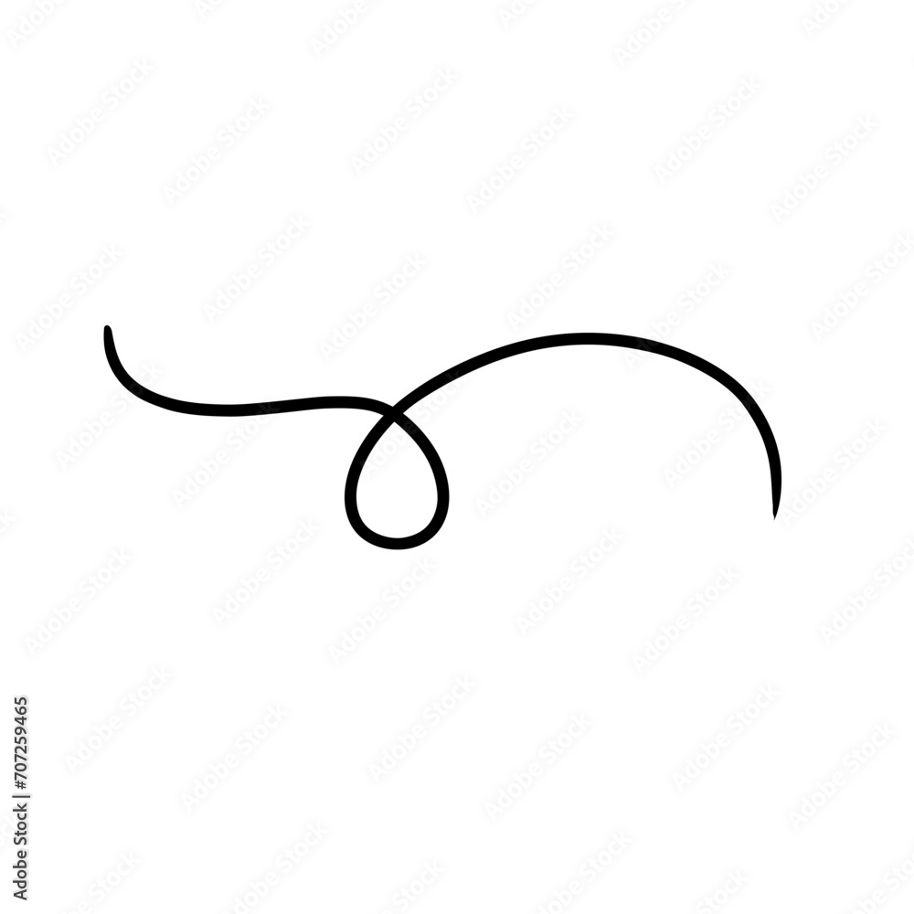 Swoosh underline hand drawing Swoosh underline hand drawing