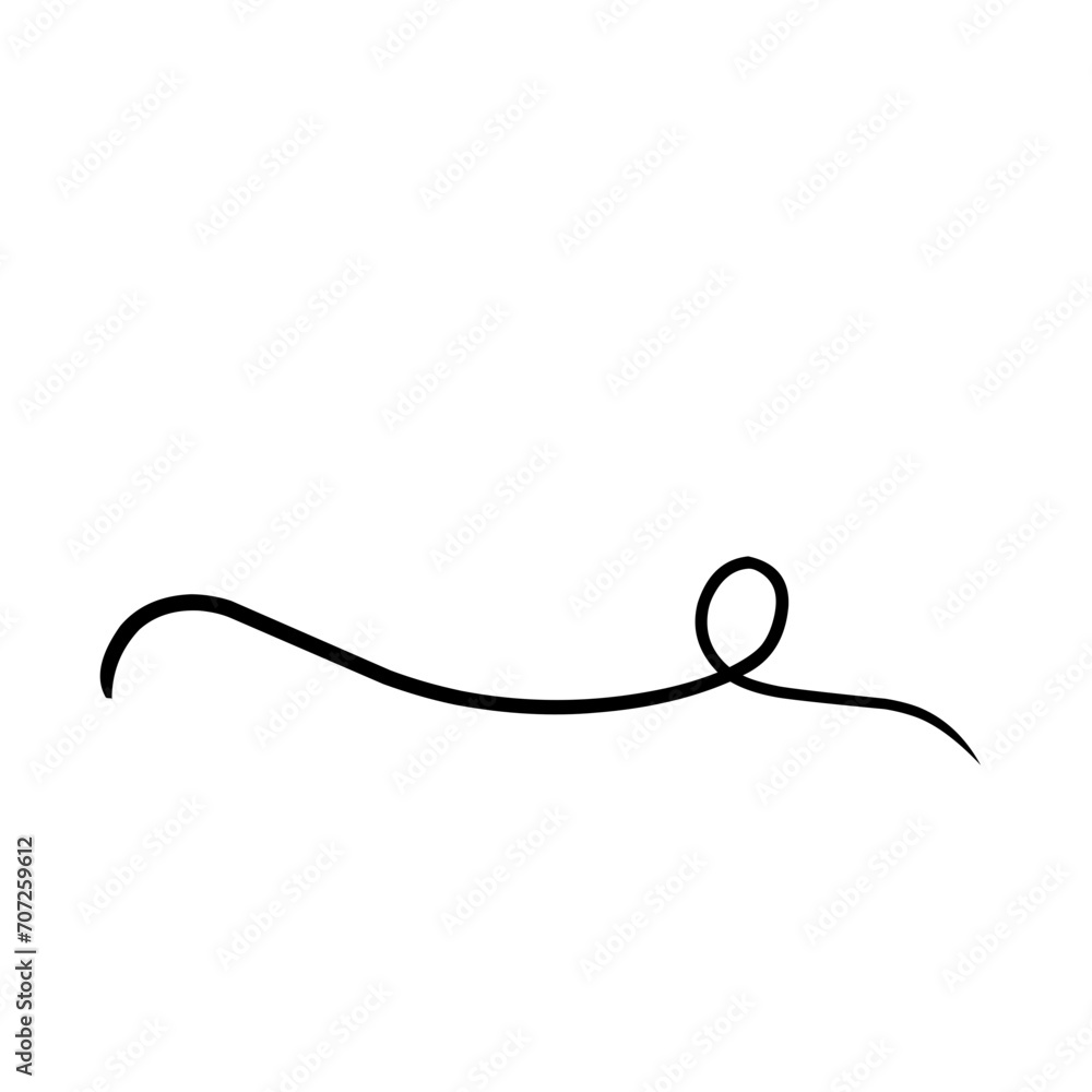 Swoosh underline hand drawing Swoosh underline hand drawing