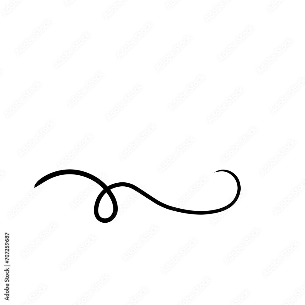 Swoosh underline hand drawing Swoosh underline hand drawing
