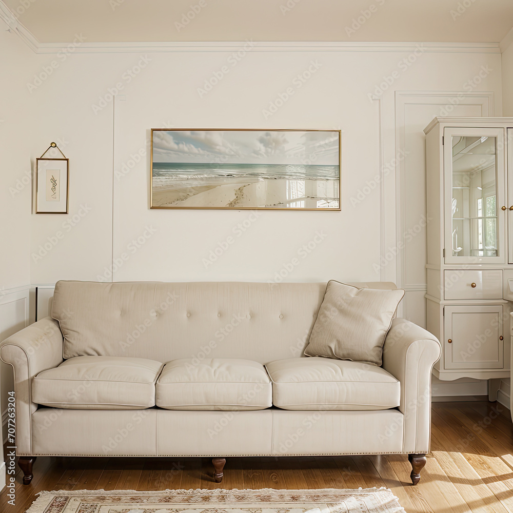 Fototapeta premium modern living room with sofa