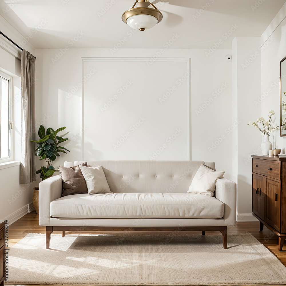 Fototapeta premium modern living room with sofa