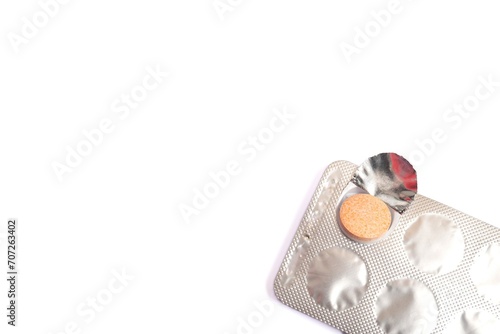 Pills isolated on white background. Medical drugs pills. Medical, healthcare, pharmaceuticals concept