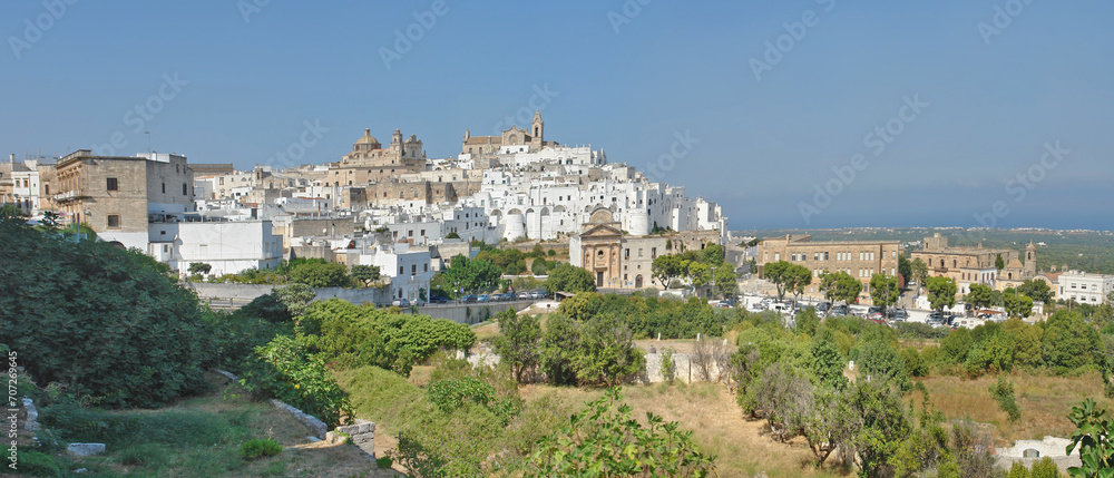 Ostuni a city  in the province of Brindisi, region of Apulia, Italy