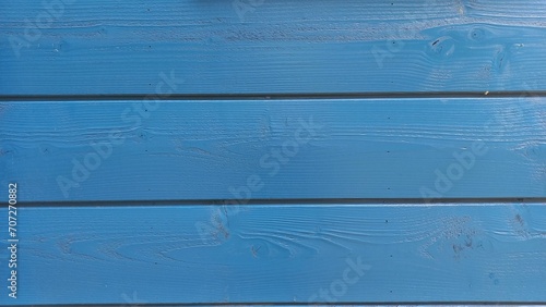 Blue wooden panels