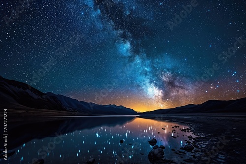 Night sky filled with stars and the Milky Way © Simone