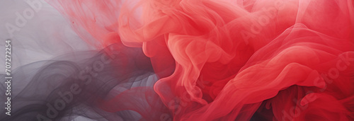 abstract smoke swirling red and white smoke background.