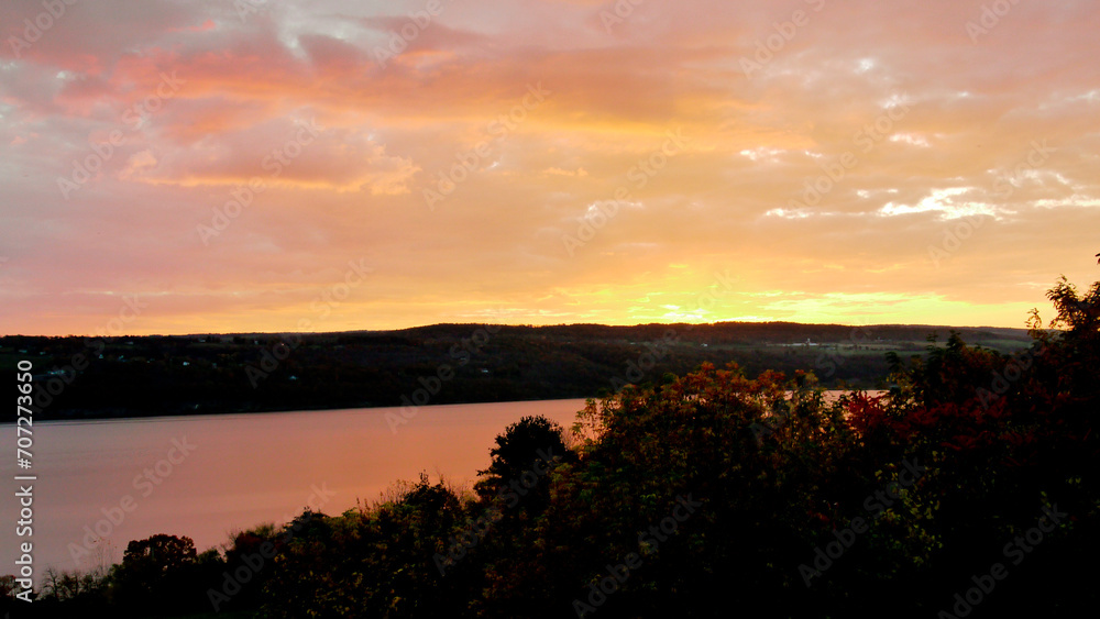 Sunrise Lake Seneca New York Sunrise Lake Seneca New York